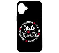 Girls Weekend 2025 Cute Girls Trip 2025 Vacation Matching Coque pour iPhone 16 Plus