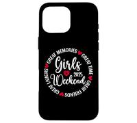 Girls Weekend 2025 Cute Girls Trip 2025 Vacation Matching Coque pour iPhone 16 Pro Max