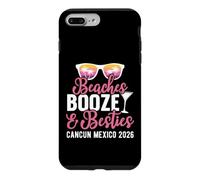 Girls Weekend Trip Beaches Booze Besties Cancun Mexico 2026 Coque pour iPhone 7 Plus/8 Plus