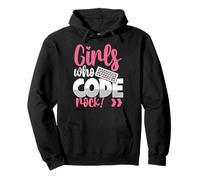 Girls Who Code Rock Programmateur pour femme Sweat à Capuche