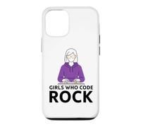 Girls Who Code Rock Programmeur Ordinateur Coding Life Coque pour iPhone 12/12 Pro