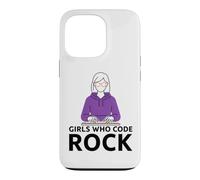 Girls Who Code Rock Programmeur Ordinateur Coding Life Coque pour iPhone 13 Pro