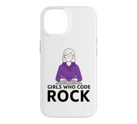 Girls Who Code Rock Programmeur Ordinateur Coding Life Coque pour iPhone 14