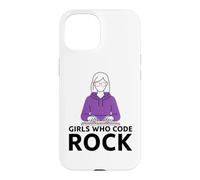 Girls Who Code Rock Programmeur Ordinateur Coding Life Coque pour iPhone 15