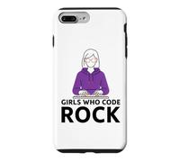 Girls Who Code Rock Programmeur Ordinateur Coding Life Coque pour iPhone 7 Plus/8 Plus