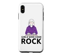 Girls Who Code Rock Programmeur Ordinateur Coding Life Coque pour iPhone XS Max