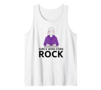 Girls Who Code Rock Programmeur Ordinateur Coding Life Débardeur