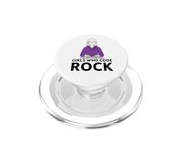 Girls Who Code Rock Programmeur Ordinateur Coding Life PopSockets PopGrip pour MagSafe