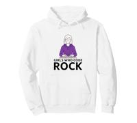 Girls Who Code Rock Programmeur Ordinateur Coding Life Sweat à Capuche