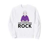 Girls Who Code Rock Programmeur Ordinateur Coding Life Sweatshirt