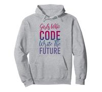 Girls Who Code Write The Future, Women in Tech Programmeuse Sweat à Capuche