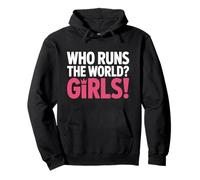 Girls Who Runs The World Pouvoir Femmes Féministe Fille Sweat à Capuche