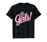Girls Who Runs The World Pouvoir Femmes Féministe Fille T-Shirt