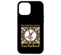 Girls Why Walk When You Can Cartwheel Christmas Cartwheeling Coque pour iPhone 12 Pro Max