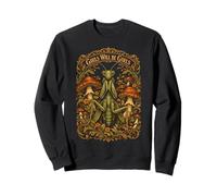 Girls Will Be Girls Praying Mantis Art Nouveau Poster Sweatshirt