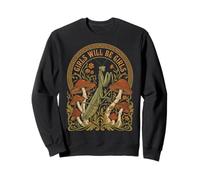 Girls Will Be Girls Praying Mantis Art Nouveau Poster Sweatshirt
