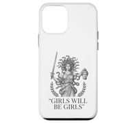 Girls Will Be Girls Woman Feminist Medusa Funny Coque pour iPhone 12 Mini