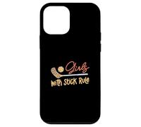 Girls with Stick Rule Joueur de Hockey d'intérieur génial Coque pour iPhone 12 Mini