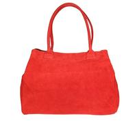 Girly Handbags Femmes Sac Extensible bandoulire en Cuir suédé Italienne