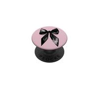 Girly || Nœud Aquarelle || Coquette || Nœud Noir esthétique PopSockets PopGrip Adhésif
