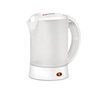 Girmi BL04 Bouilloire de voyage, capacité 0,6 l, 600 W, 2 verres inclus, carafe graduée, blanc