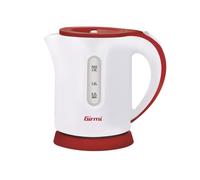 GIRMI BL10 Bouilloire Électrique Capacité 0,8 L 1100W Rouge-Blanc COD. 633928