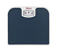 Girmi BP02 Pèse-personne mécanique analogique, 1 kg-130 kg, cadran, Plateforme antidérapante, Lecture facile, Design vintage, Bleu