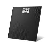 Girmi BP27 Balance Personne en verre effet tissu électronique 100 g/150 kg, carbone
