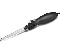 Girmi CT10 couteau électrique 45W acier inoxydable noir pour pain et viande 2 lames