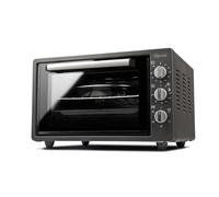 Girmi FE37 Grancotto Four électrique à convection, 300°C, 37 litres, 1500 W, Grille en inox, Minuterie 90 min, Thermostat réglable, Fonctions cuisson basique, gril et combinée, Accessoires inclus