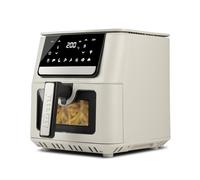 Girmi FG84 Ecofrit Crisp Friteuse à air 6,5 l 1700 W Affichage numérique 8 programmes Démarrage prématuré Plateau surélevé Minuterie Température réglable BPA/PFOA Safe Livre de recettes inclus