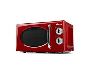 Girmi Fm21 Four Four Micro Onde Combiné, Ancien Concevoir, 20 Litres, 700+800W, Rouge
