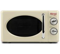 Four à micro-ondes combiné Vintage Design - Girmi FM21 - 20 L - 700 + 800 W - crème