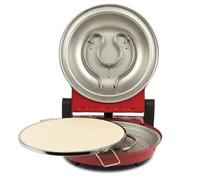 Girmi - Four À Pizza Rouge FP50 Watt 1800 Dimensions Cm 36x40 H 16