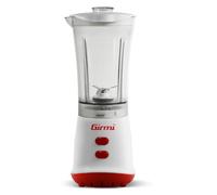 Girmi FR02 Mixeur, 350 W, 2 vitesses, Pulse, capacité 0,6 litre, lames en inox, bouchon doseur, bec, plastique, blanc