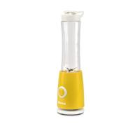 Girmi FR04 Mixeur Smoothie Maker, 0,5 litre, 4 lames en acier inoxydable, sans BPA, fonction Pulse, couvercle de voyage avec bec verseur, Jaune et Blanc