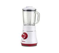 Girmi FR23 Mixer Électrique, 300W, Verre dans Verre, 2 Vitesse, 4 Boiteuse dans Acier INOX, 600 ml, Blanc