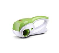 Girmi GT02 Râpe Rechargeable, 12W, 2 Patin à Roulettes INOX, Blanc/Vert