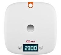 Girmi PS02 Dessus de table Rond Balance de ménage électronique Orange, Blanc Blanc G