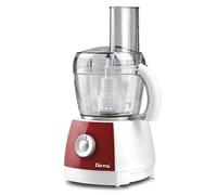 Girmi RB15 Robot multifonction, 300 W, 10 vitesses, fonctionnement pulse, capacité 0,8 lt, accessoires polyvalents, double système de sécurité, rouge/blanc