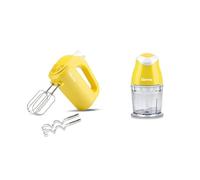 Girmi SB02 Batteur à main Électrique, 170 W + Girmi TR01 Hachoir, 350 W