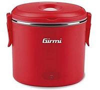 Girmi SC01 Lunch box électrique Vivandiere, bol en inox 0,7 L, 40 W, Rouge