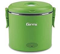 Girmi SC01 Lunch box électrique Vivandiere, bol en inox 0,7 L, 40 W, Vert