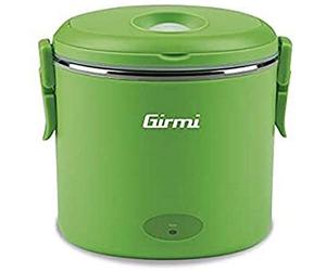 Girmi SC01 Lunch box électrique Vivandiere, bol en inox 0,7 L, 40 W, Vert