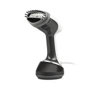 Girmi ST92 Défroisseur Vertical de Voyage, 1700 W, Semelle Inox, Capacité 360 ml, Fonction d’Arrêt Automatique, Prêt en 40 Secondes, Accessoires Inclus, Blanc, Gris