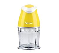 Girmi TR01 Hachoir, 350 W, Lames en inox, Dispositif de sécurité, Fonction PULSE, 500 ml, Jaune