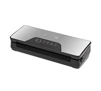 Girmi VT75 Machine à sous vide pour aliments automatique, 750 mBar, acier, rouleau inclus