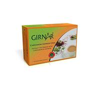 Girnar Instant Premix Lot de 10 sachets de thé à la cardamome Safran