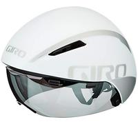 Giro Aerohead MIPS Aero/Tri Casque de vélo - Blanc/Argent, L 59-63cm