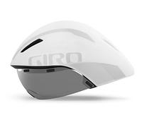 Giro Aerohead MIPS Aero/Tri Casque de vélo - Blanc/Argent, M 55-59cm